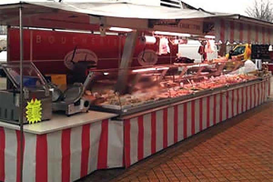 boucher sur marché Coimeres Bazas Gujan Salles Le Teich Langon Cadillac Audenge Cazaux - 001